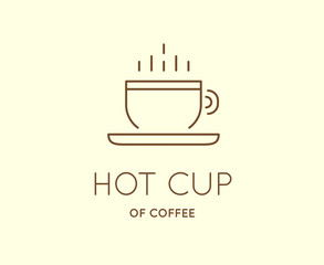 Vector Coffee Accessories Icon with Letter Sign can be used as L