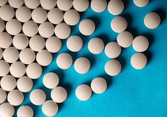 round the pills closeup