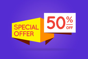 Sale Sign Banner Poster ready for Web and Print. Vector. Super,