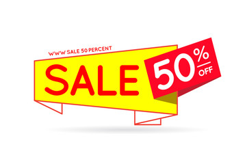 Summer Sale Sign Banner Poster ready for Web and Print. Vector.