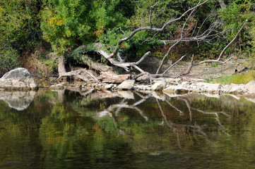 The Osam River in Autumn