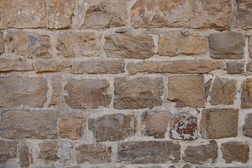 wall of large boulders