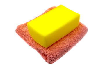 Sponge and towel