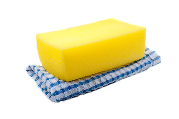 Sponge and towel