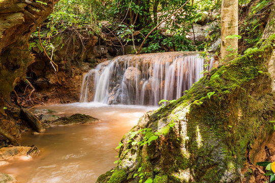 Khun Huai Tern Waterfall at Ban Mung Noen Maprang Phitsanulok Thailand.