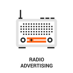 radio advertising icon