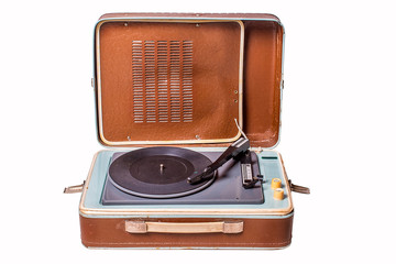 old vinyl player