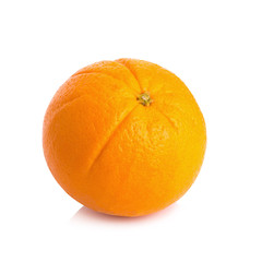 Orange fruit isolated on white background.