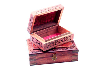 Vintage closed wooden box