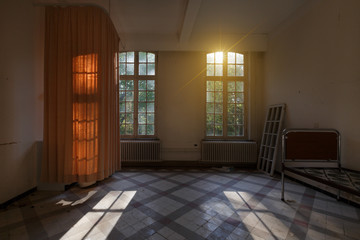 old abandoned hospital