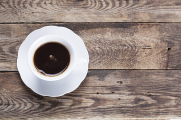 Coffee Mug on Wooden Table