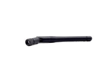 Wireless antenna isolated on white background