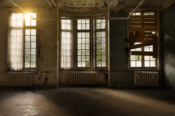 old abandoned hospital