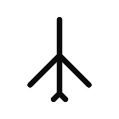 airplane icon vector