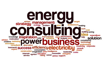 Energy consulting word cloud