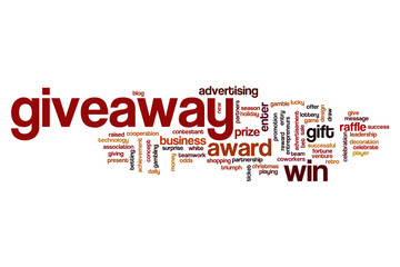 Giveaway word cloud