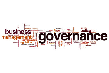 Governance word cloud