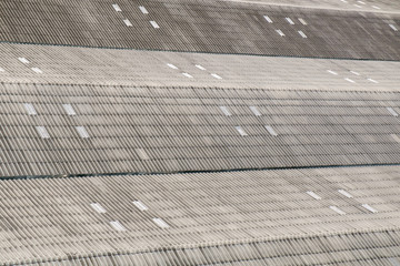Factory roof / Roof of factory made of tile. © wimage72