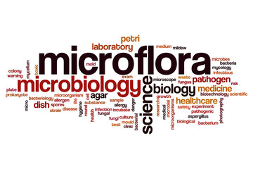 Microflora word cloud