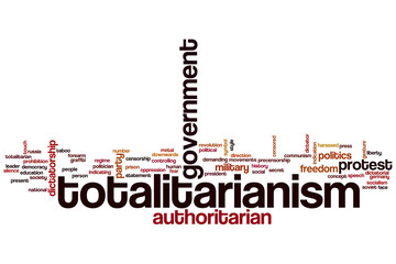 Totalitarianism word cloud