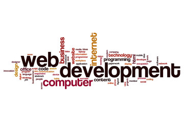 Web development word cloud
