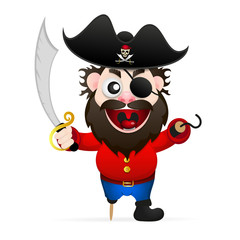 Cartoon funny pirate