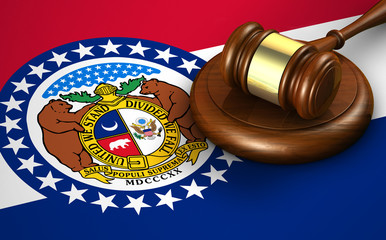Missouri State Law Legal System Concept