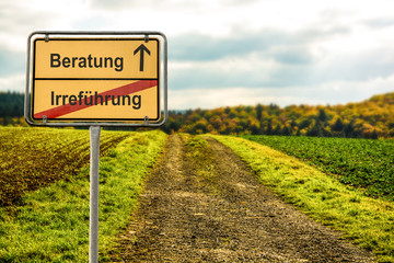 Schild 174 - Beratung