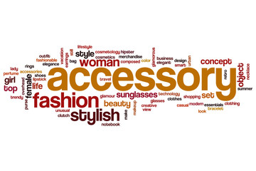 Accessory word cloud
