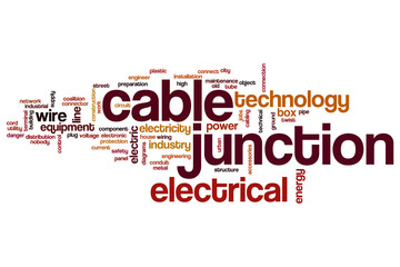 Cable junction word cloud