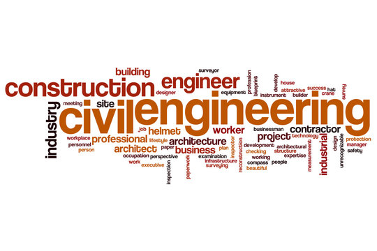 Civil Engineering Word Cloud