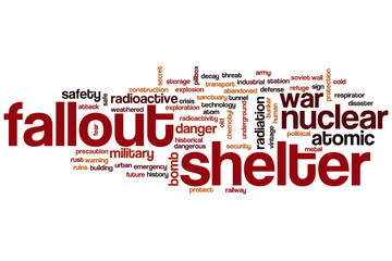 Fallout shelter word cloud
