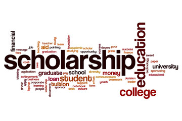 Scolarship word cloud