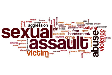 Sexual assault word cloud
