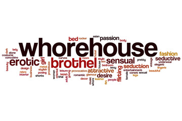 Whorehouse word cloud