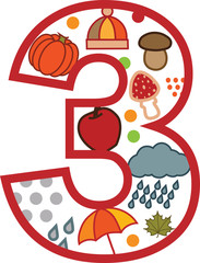 cyfra 3 © felicytka