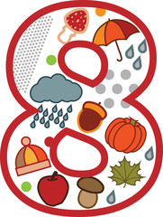 cyfra 8 © felicytka