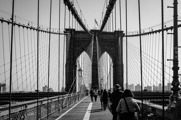 Crossing the Brooklyn Bridge