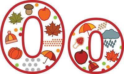 litera o © felicytka