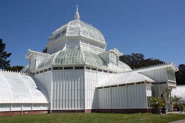 Fototapeta na wymiar Grande serre du jardin botanique de San Francisco, USA