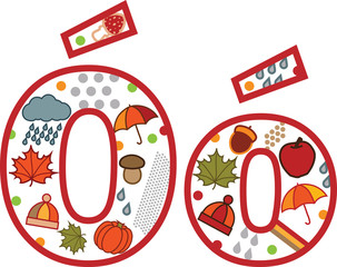 litera ó © felicytka