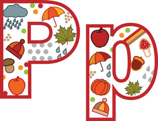 litera p © felicytka