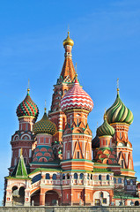 Fototapeta na wymiar Saint Basil Cathedral in Moscow, on the Red Square.