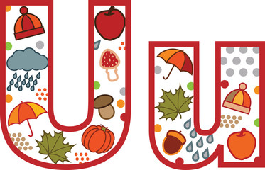 litera u © felicytka