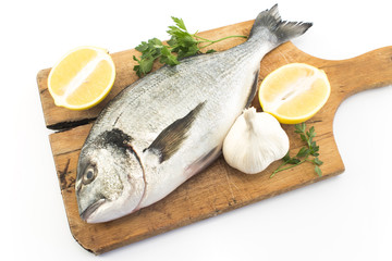 Fish Dorada with Lemon, Parsley and Garlic