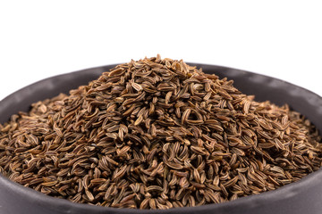 Caraway seeds in bowl