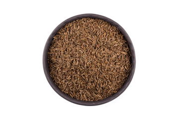 Caraway seeds in bowl