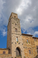 Fototapeta na wymiar Blick von der Piazza della Cisterna