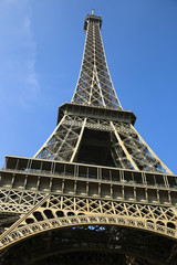Eiffel tower in Paris, France