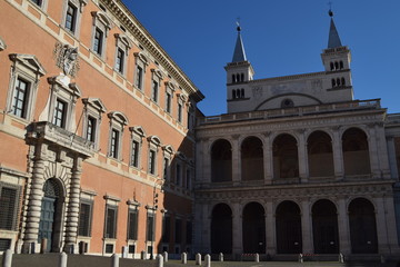 Fototapeta na wymiar Retro della Basilica di San Giovanni in Roma